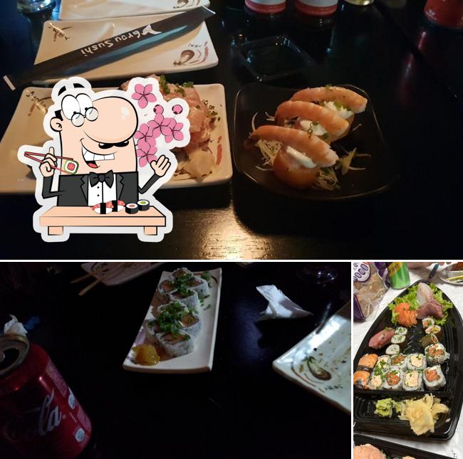 Experimente diversas opções de sushi