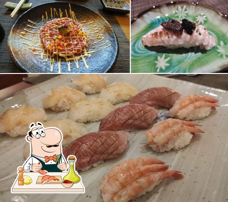 Prueba marisco en Restaurante Japonés - MIYAMA CASTELLANA