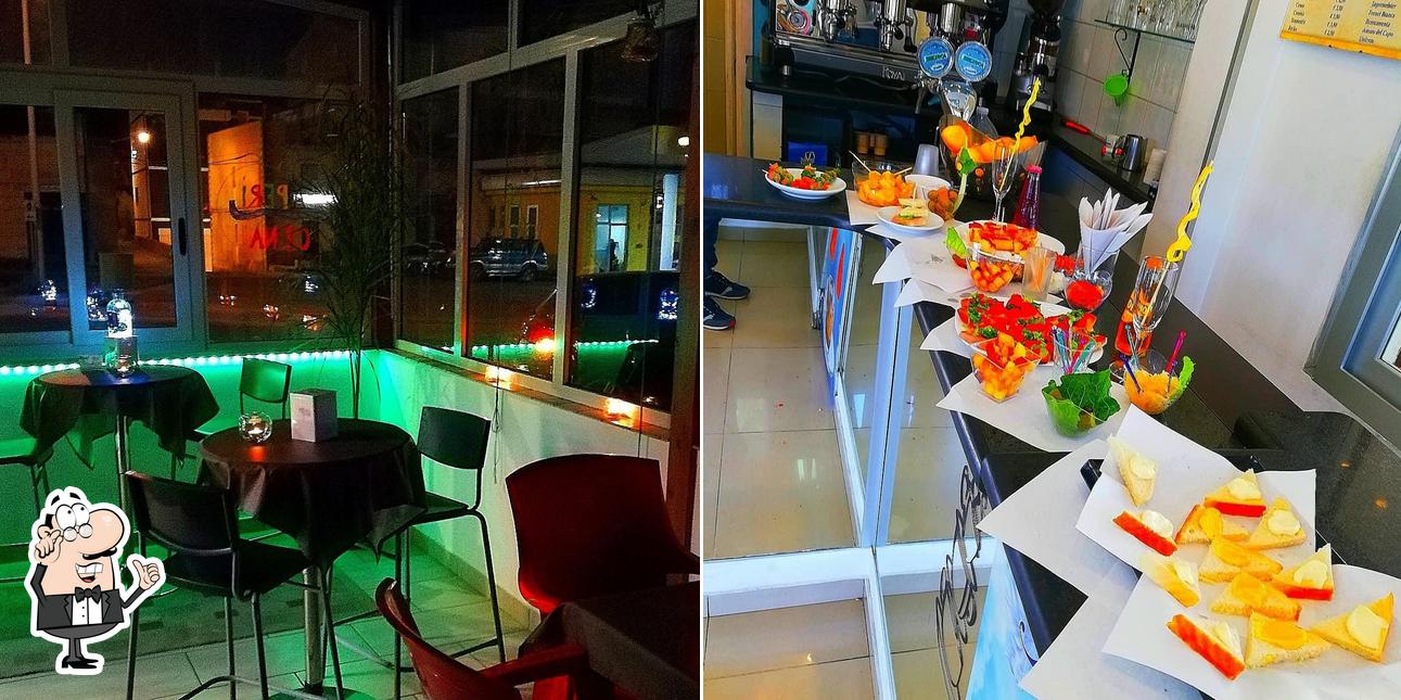 Gli interni di Bar la Vecchia Stazione