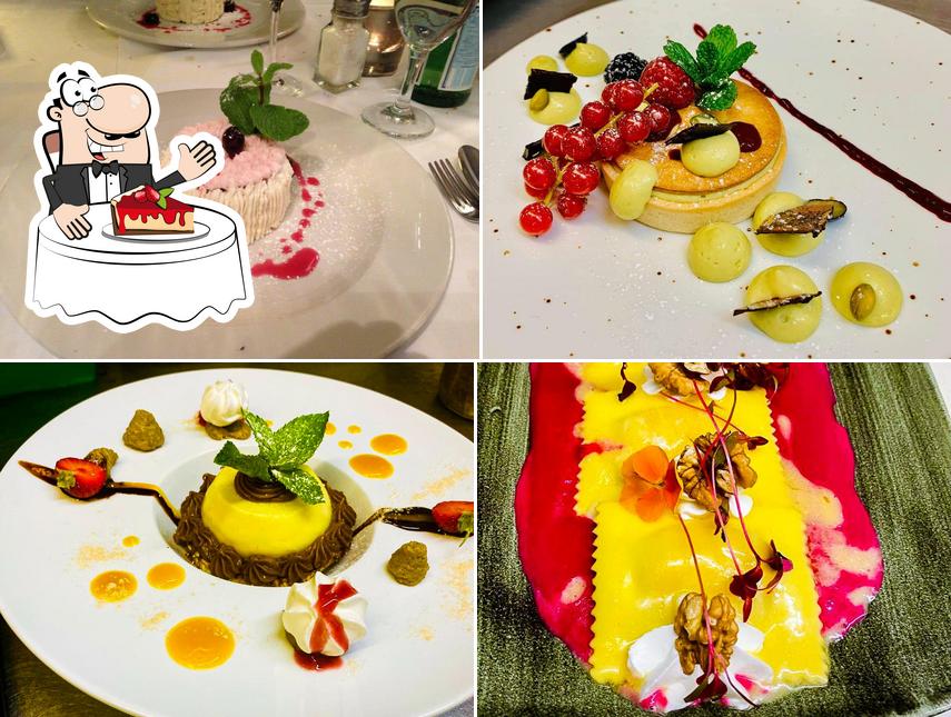 Ristorante Romans serviert eine Vielfalt von Desserts 