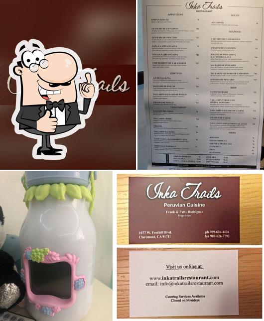 Inka Trails in Claremont Restaurant menu and reviews