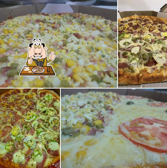 Experimente pizza no Lanchonete & Pizzaria Nova Opção