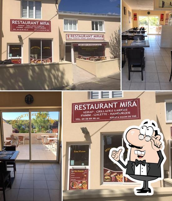 L'intérieur de Mira Kebap