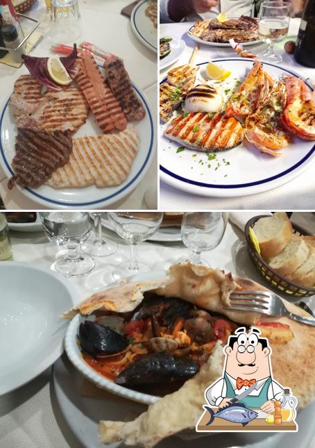 Salmone grigliato al Ristorante La Piccola Napoli