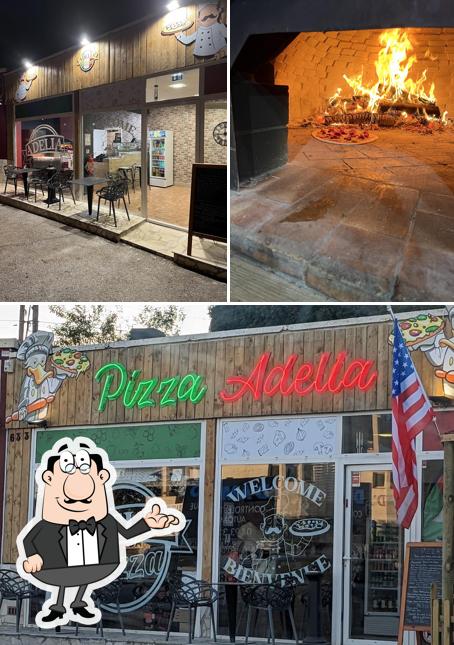 L'intérieur de Adelia Pizza