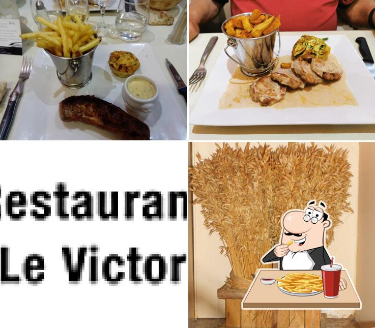 Taste French fries at Le Victor