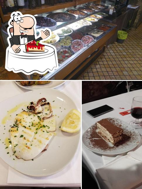 Trattoria del Cavaliere provides a selection of sweet dishes