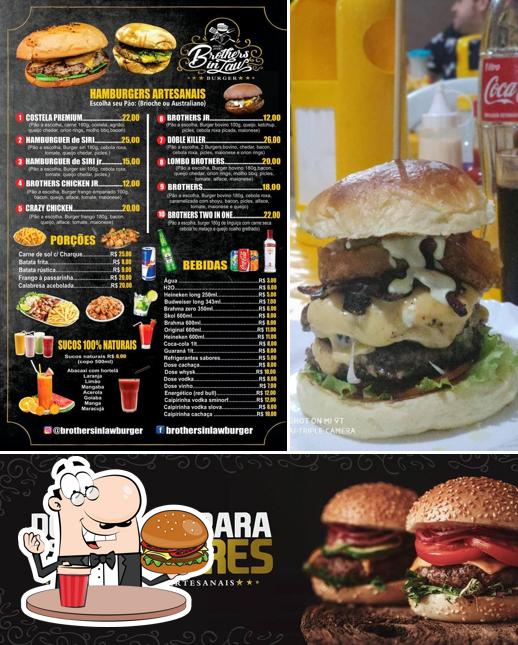 Delicie-se com um hambúrguer no Brothers in law burger