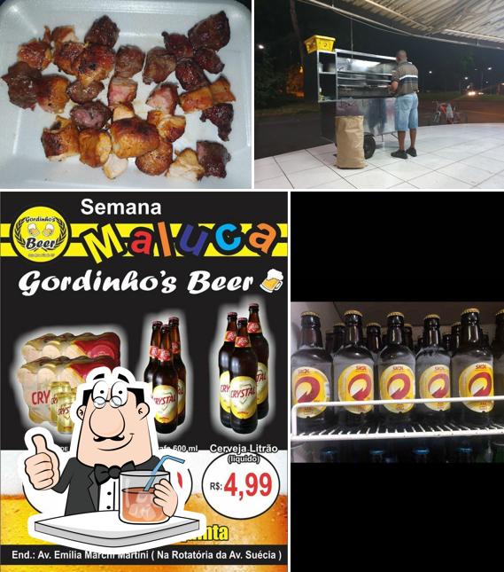 O Gordinho's Beer se destaca pelo bebida e comida