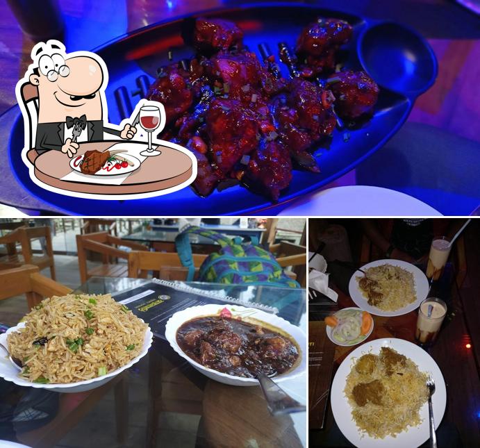 Order meat dishes at Aynamoti The Water Deck Cafe