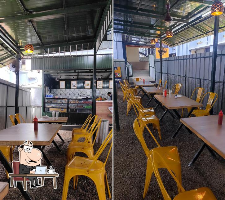 The interior of Future Cafe