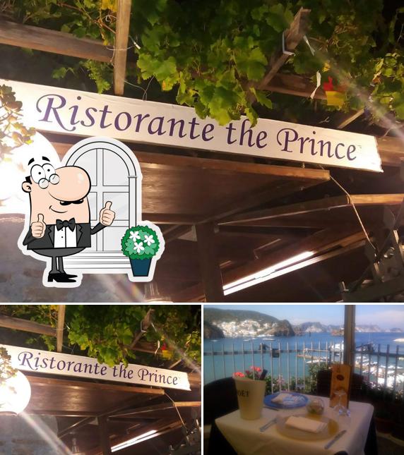 Voici l’image affichant la extérieur et table à manger sur Ristorante The Prince