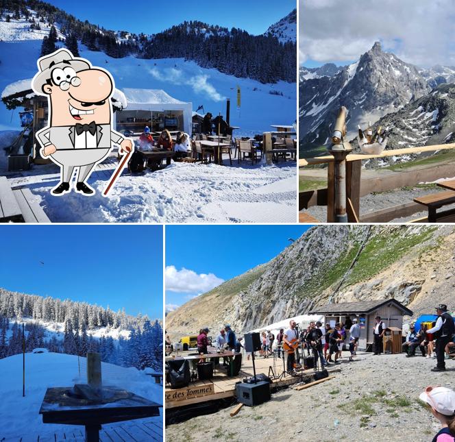 L'extérieur de la cabane de Sul'Lys