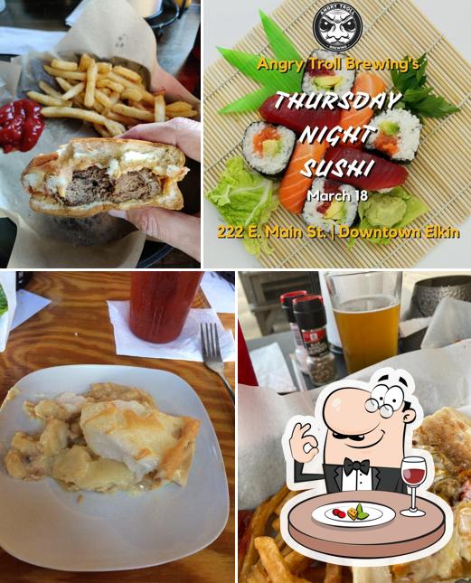 Angry Troll Brewing in Elkin Restaurant menu and reviews