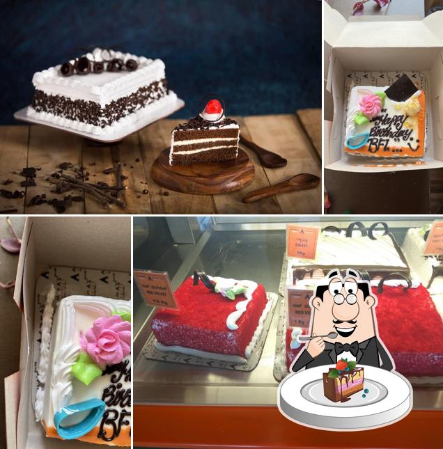 Chocolate cake at Amma's Pastries