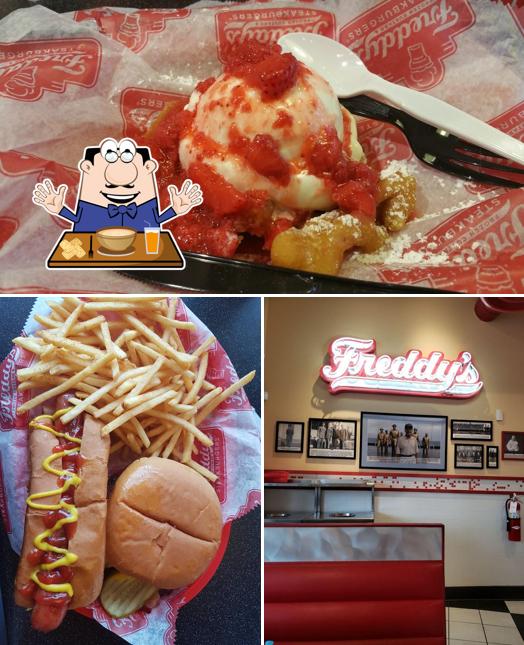 Menu of Freddy's Frozen Custard & Steakburgers restaurant, Fayetteville