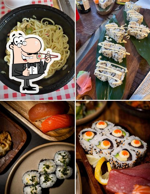 Les sushi sont offerts par Just Sushi Hyères