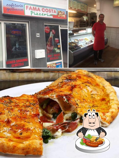 La photo de la nourriture et extérieur de Fama Costa Pizzeria Grillroom’s