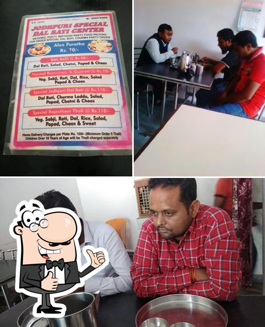 Look at this pic of Jodhpuri Special Dal Bati Centre