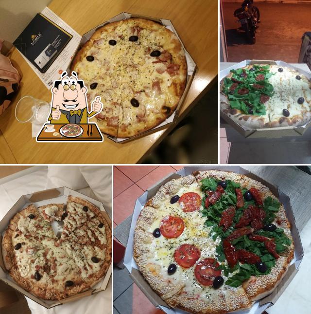 Experimente pizza no Familia D´Luca Pizzaria