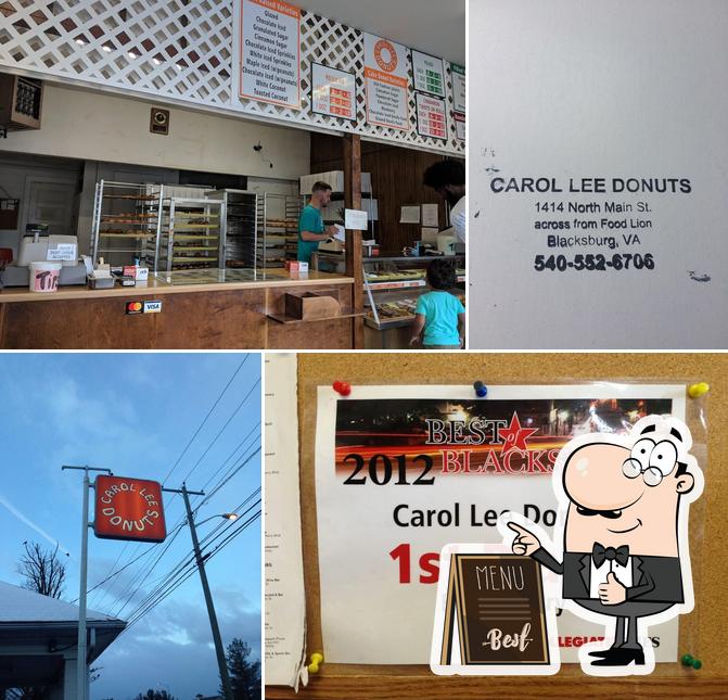 Carol Lee Donut Shop in Blacksburg - Restaurant menu and reviews