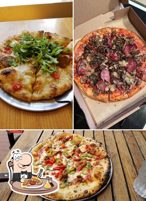 Try out pizza at Harvest Bar + Kitchen - Brewery District