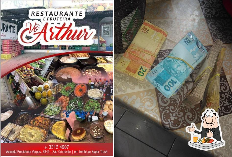 Comida em Restaurante e Fruteira Vô Arthur