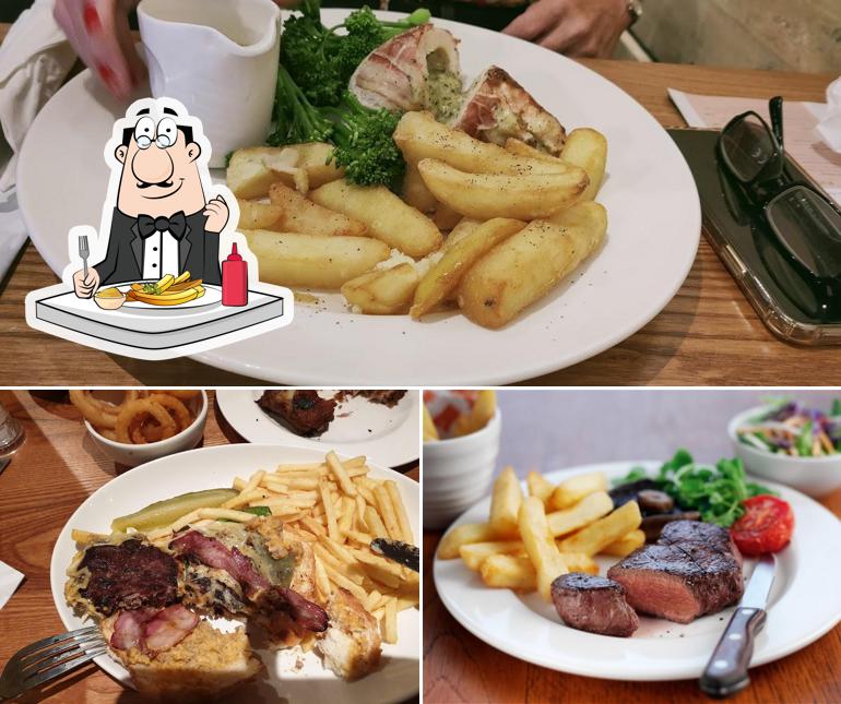 Order French fries at Great Yarmouth Seafront Beefeater