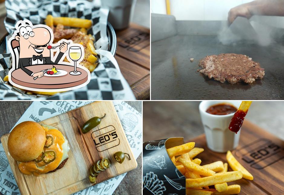 Comida em Led’s Steak and Burger