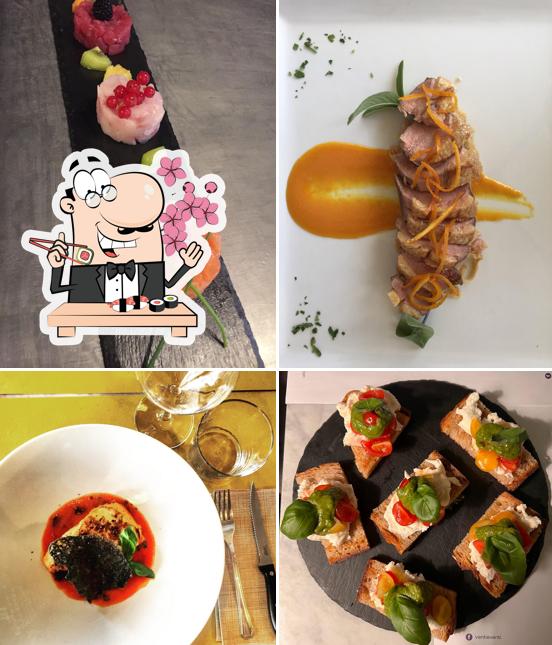Prova le diverse opzioni di sushi