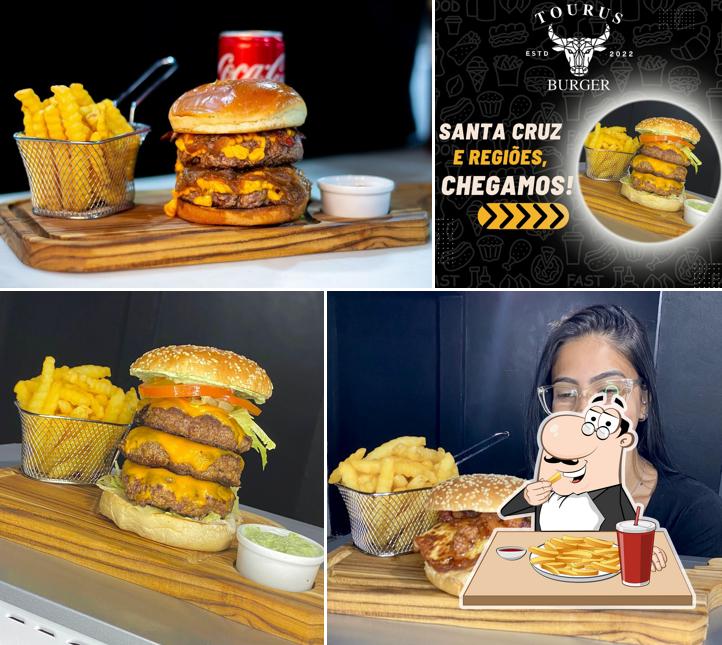 Batata frita em Tourus burger