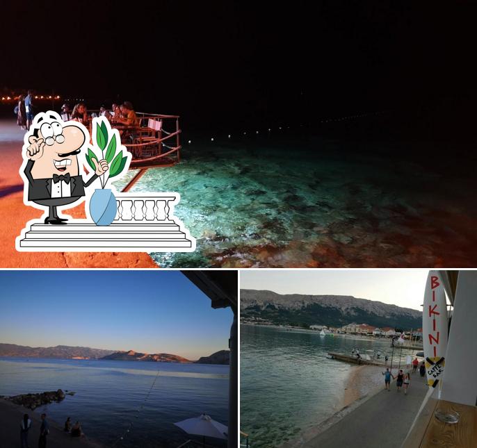 Goditi la vista dagli esterni di Bikini Bar