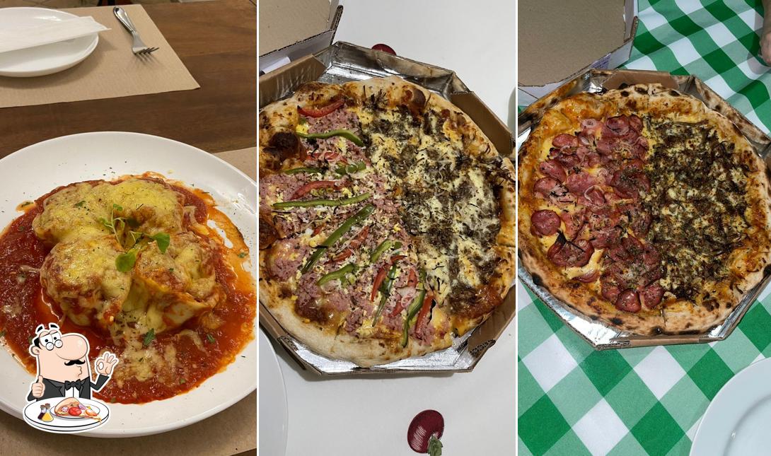 Experimente pizza no Casa Bê - Restaurante & Cafeteria