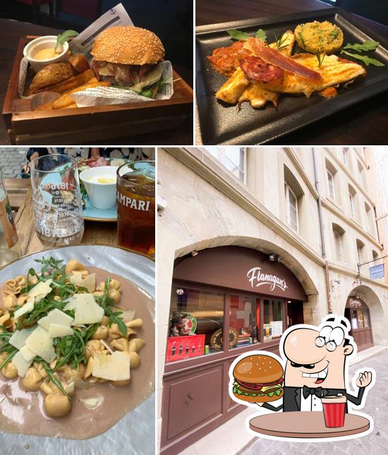 Gli hamburger di Flanagan's potranno soddisfare molti gusti diversi