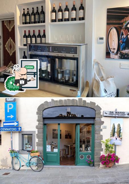 Gli esterni di Vecchie Terre di Montefili Shop