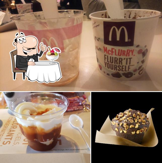 Mcdonald's propose une éventail de desserts