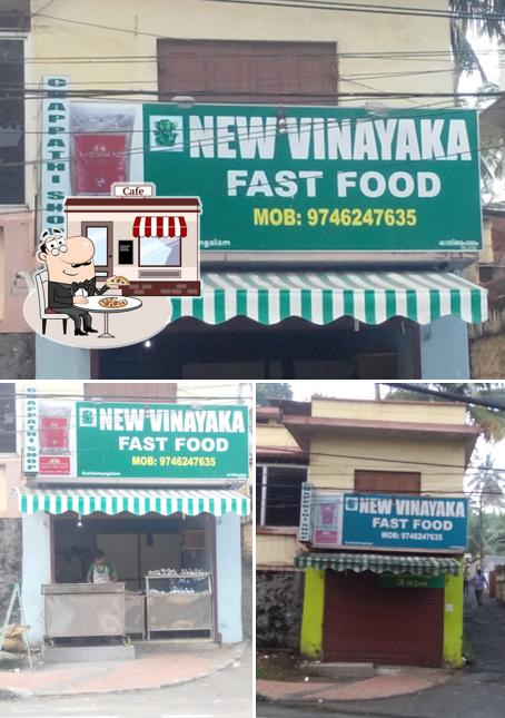The exterior of New Vinayaka Fast Food