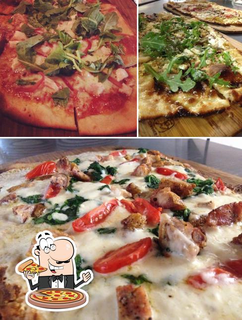 Try out pizza at Acme Food & Beverage