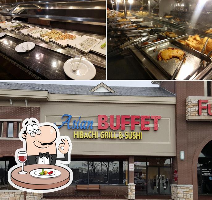 Asian Buffet Hibachi Grill & Sushi, 18 Crystal Lake Plaza in Crystal Lake Restaurant menu and