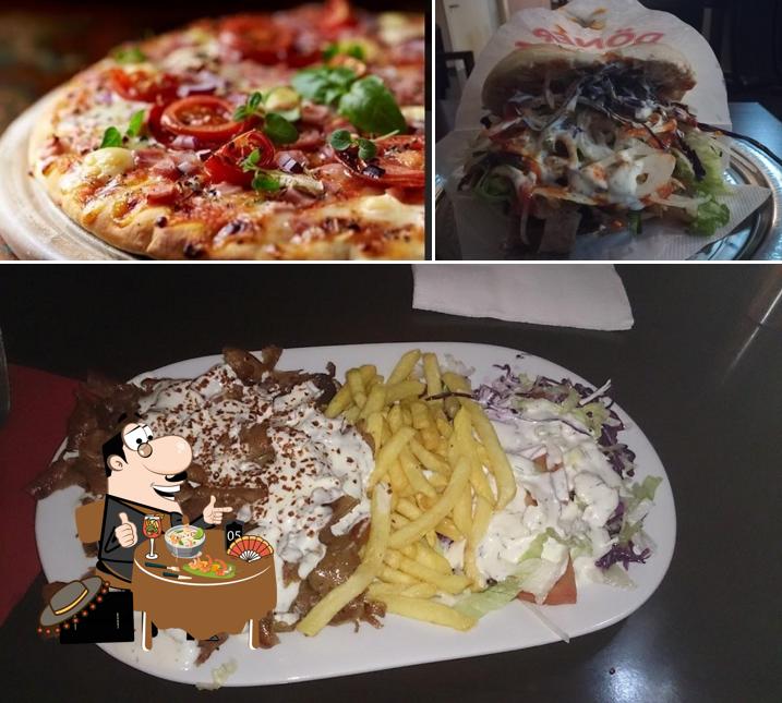 Essen im Ellhofen Pizza- & Kebabhaus