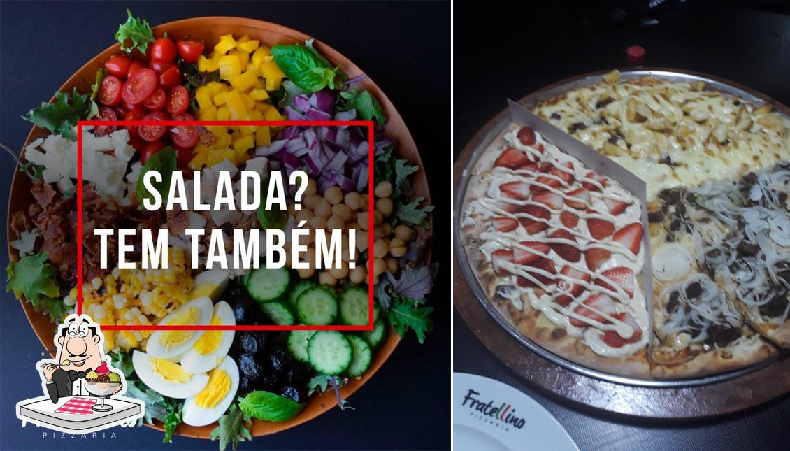 Fratellino Pizzaria serve uma seleção de sobremesas