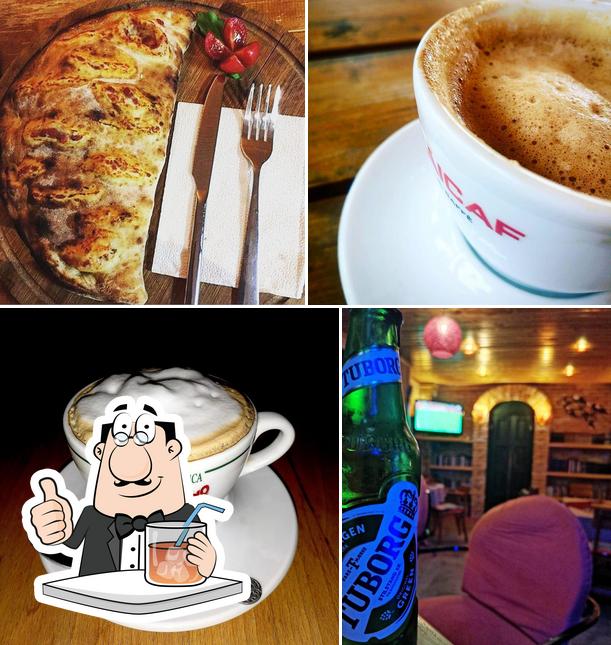 Observa las fotos que muestran bebida y comida en Gostoljublje