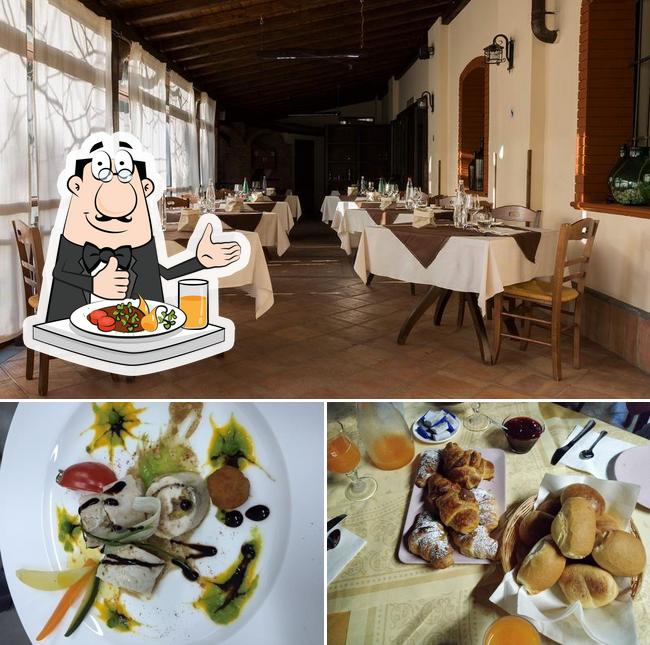 Tra le diverse cose da Agriturismo Valle Alcantara si possono trovare la cibo e interni