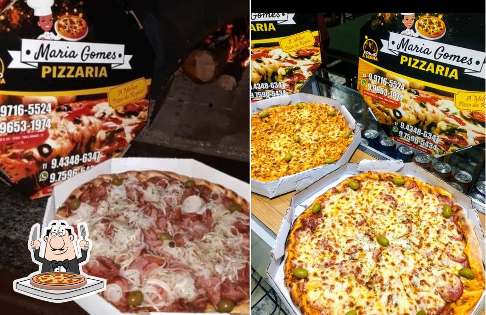 Consiga diferentes variedades de pizza