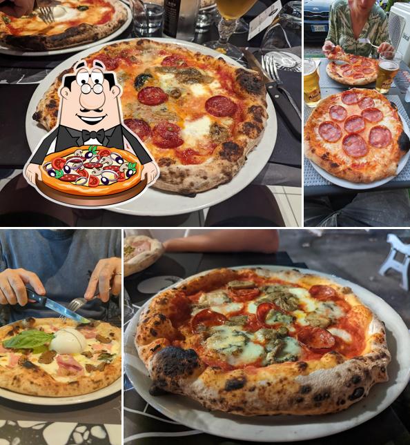 Essayez des pizzas à Pizzeria San Lazzaro