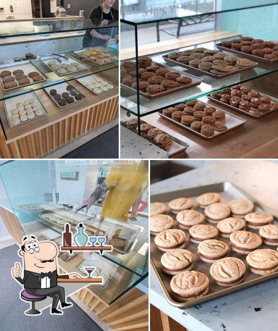 L'intérieur de Bloom Cookie Co