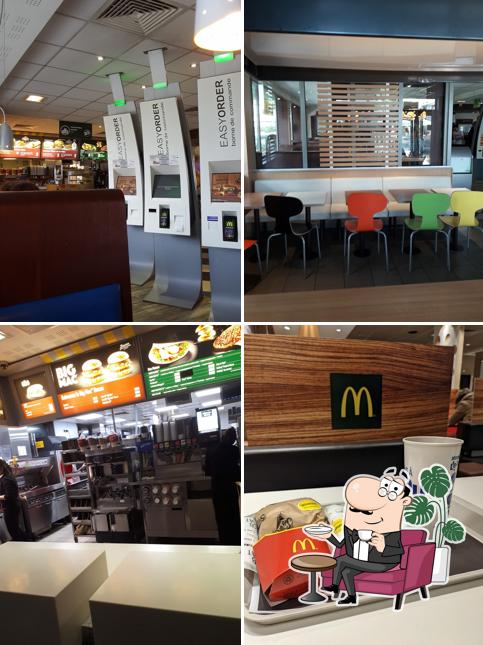 L'intérieur de McDonald's