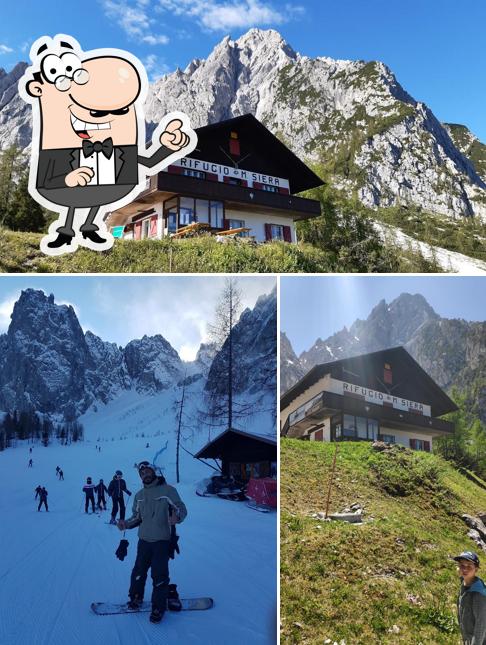 Goditi la vista dagli esterni di Rifugio Siera / Perkhitte va Zehrn Schpitz