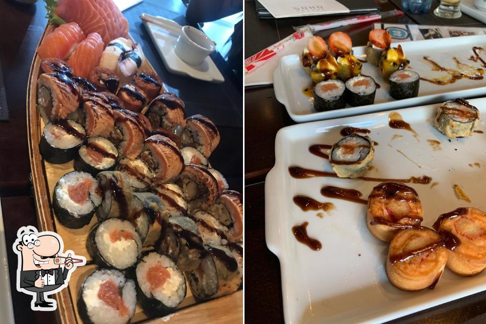 Peça diversas opções de sushi