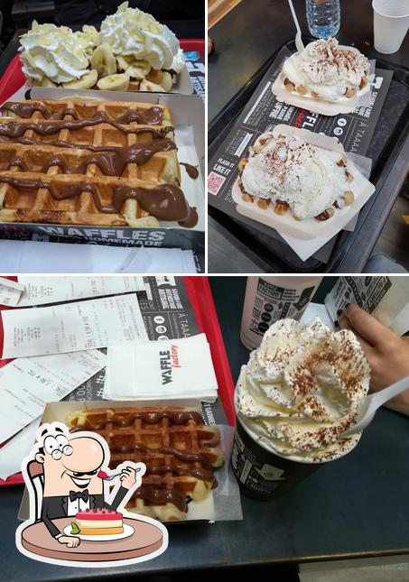 Waffle Factory Docks Vauban propose un nombre de desserts